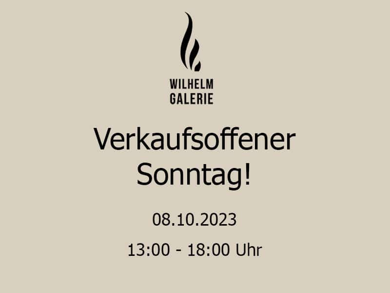 Verkaufsoffener Sonntag